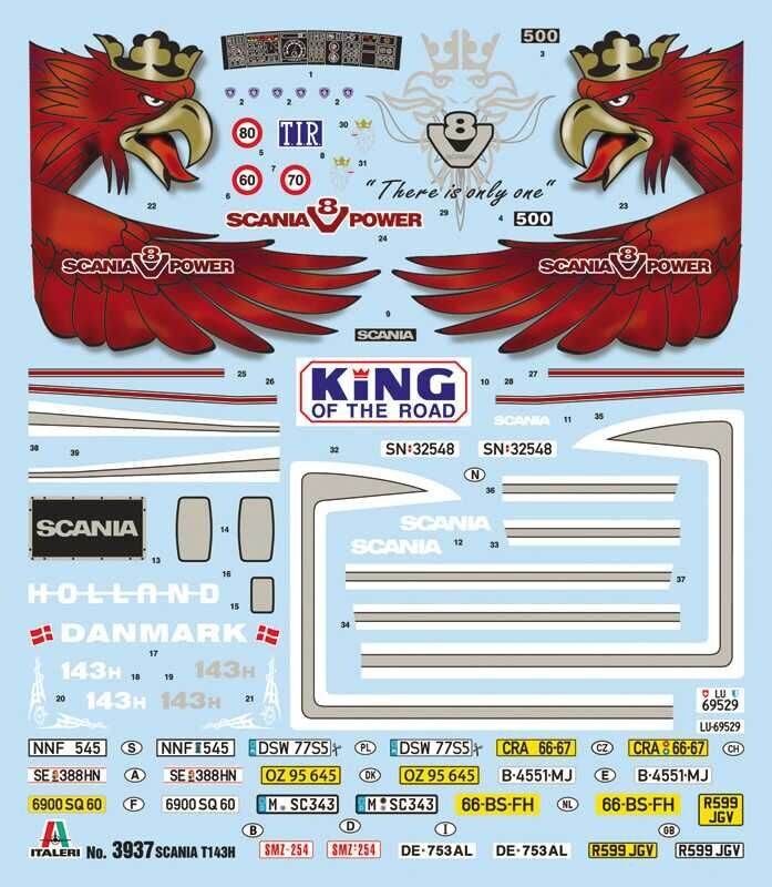 Italeri 3937 Scania T143H